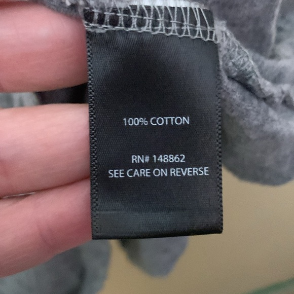 #499 size 6 Torrid Gray Floral Tank Top with cool details in front - Picture 5 of 5